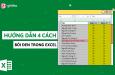 Hướng dẫn 4 cách bôi đen trong Excel đơn giản và nhanh chóng