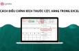 Cách chỉnh kích thước ô trong Excel chi tiết, dễ hiểu nhất