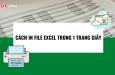 7 cách in file Excel đơn giản mà không phải ai cũng biết