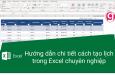Hướng dẫn cách tạo nút chọn ngày trong Excel chi tiết
