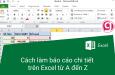 Hướng dẫn cách làm báo cáo chi tiết trên Excel từ A đến Z