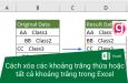 Cách xóa khoảng trắng trong Excel đơn giản nhất