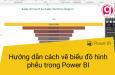 Hướng dẫn cách vẽ biểu đồ hình phễu trong Power BI