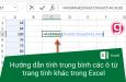 Hướng dẫn tính trung bình các ô từ trang tính khác trong Excel