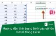 Hướng dẫn tính trung bình các số lớn hơn 0 trong Excel