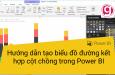 Hướng dẫn tạo biểu đồ đường kết hợp cột chồng trong Power BI