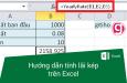 Hướng dẫn tính lãi kép bằng Excel