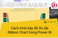 Hướng dẫn trình bày đồ thị dải Ribbon Chart trong Power BI