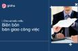 Mẫu biên bản bàn giao công việc mới nhất