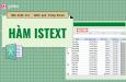 Cách dùng hàm ISTEXT trong Excel để kiểm tra dữ liệu kiểu văn bản