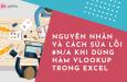 Cách sửa lỗi #N/A trong hàm VLOOKUP nhanh chóng hiệu quả