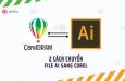 2 CÁCH CHUYỂN FILE AI SANG COREL ĐƠN GIẢN NHẤT DÀNH CHO NGƯỜI MỚI