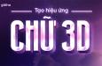 HƯỚNG DẪN CÁCH TẠO CHỮ 3D TRONG PHOTOSHOP ĐƠN GIẢN NHẤT