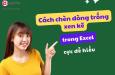 Cách chèn dòng trống xen kẽ trong Excel kèm ví dụ chi tiết dễ hiểu