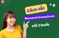 Hướng dẫn cách tắt research trong Excel chi tiết, đơn giản nhất