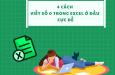 4 cách viết số 0 trong Excel ở đầu cực dễ