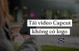 Mẹo tải video Capcut không logo đơn giản chỉ với vài bước