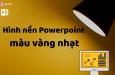 Tải ngay 82+ hình nền Powerpoint màu vàng nhạt mới nhất miễn phí