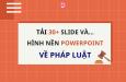 Tải 30+ slide và hình nền Powerpoint về pháp luật miễn phí