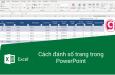 Cách đánh số trang trong Powerpoint bằng Slide Master và thẻ Insert