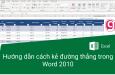 Hướng dẫn 5 cách kẻ đường thẳng trong Word cực đơn giản