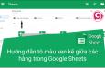 Hướng dẫn tô màu xen kẽ giữa các hàng trong Google Sheets