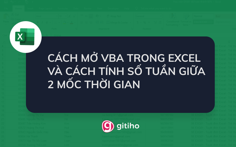 HƯỚNG DẪN CÁCH MỞ VBA TRONG EXCEL VÀ CÁCH …