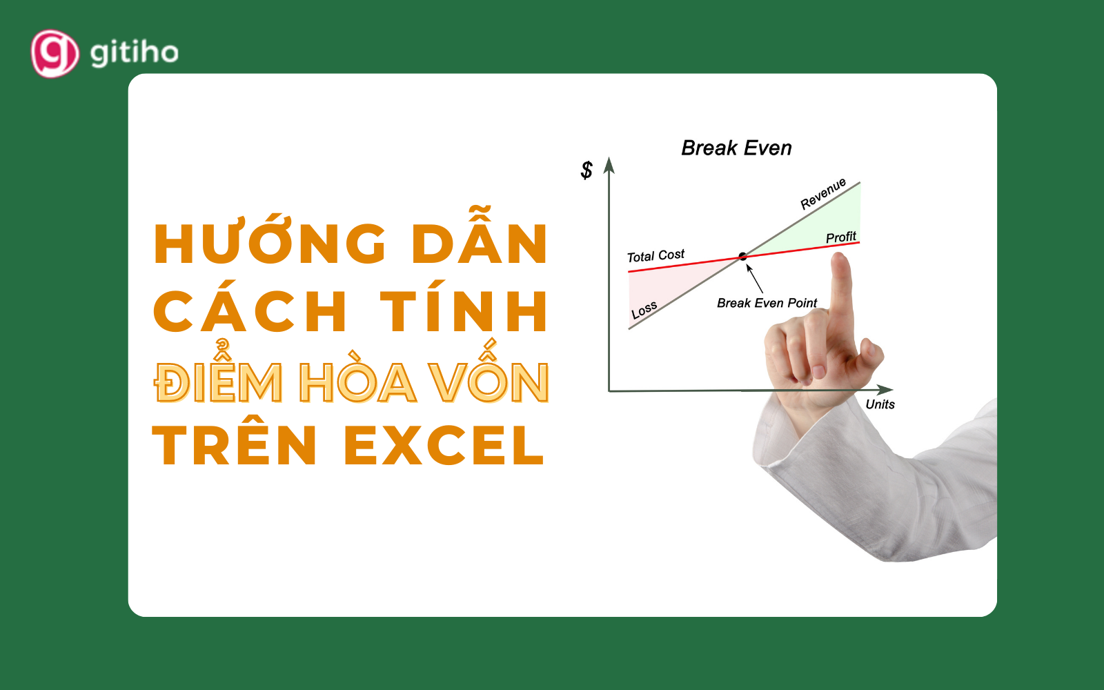 Hướng dẫn cách tính điểm hòa vốn bằng Excel chuẩn xác từng chữ số