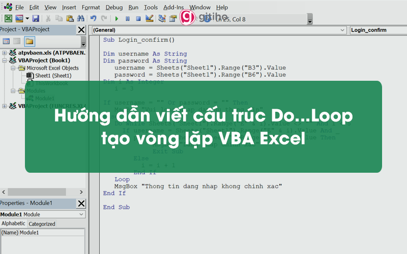 Làm thế nào để sử dụng vòng lặp For trong VBA để lặp lại một đoạn mã một số lần cụ thể? 
