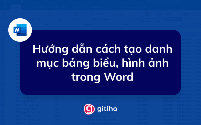 Hướng Dẫn Cách Tạo Danh Mục Bảng Biểu, Hình Ảnh Trong Word