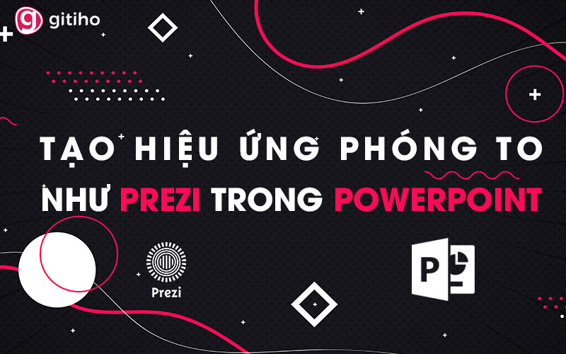 Cách thiết kế slide có hiệu ứng thu phóng như Prezi trong Powerpoint