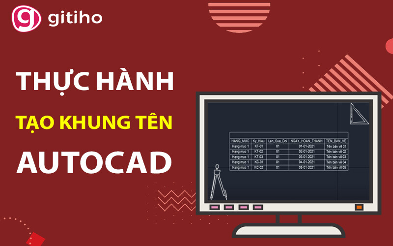 Bạn đang tìm cách tạo nên một khung tên chuyên nghiệp và thẩm mỹ? Với AutoCAD, bạn có thể hoàn thiện điều đó chỉ trong nháy mắt! Hãy xem hình ảnh liên quan để khám phá tính năng này nhé.