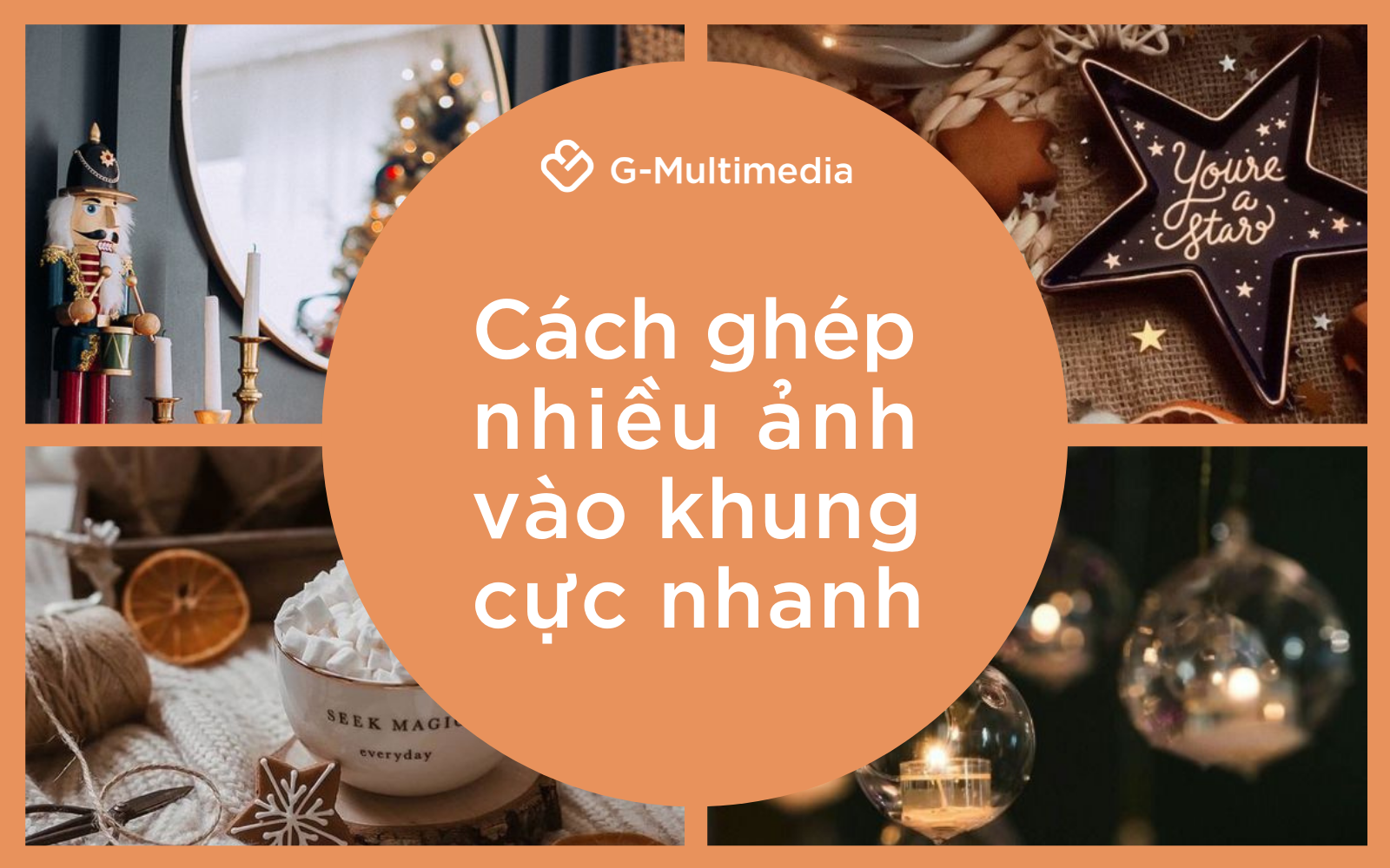 Có các chế độ ghép ảnh nào khác nhau khi sử dụng ứng dụng ghép ảnh vào khung có sẵn?
