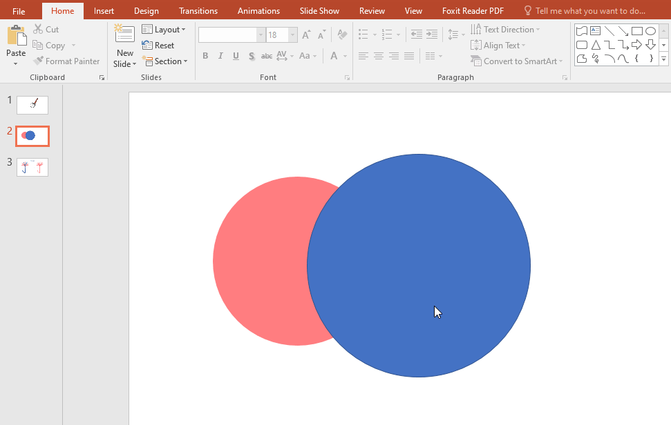 Cách gộp hình khối với chức năng Merge Shapes trong PowerPoint