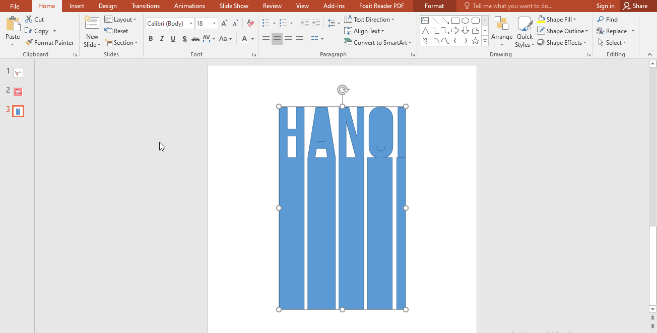 Hướng dẫn cách làm hiệu ứng chữ lồng ảnh sáng tạo trong Powerpoint