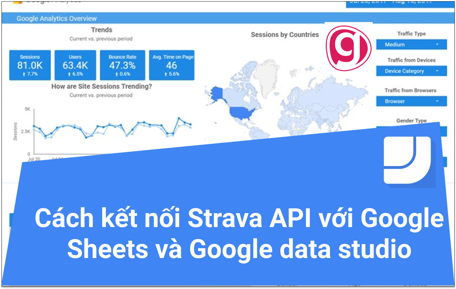 Cách kết nối Strava API với Google Sheets và Google data studio