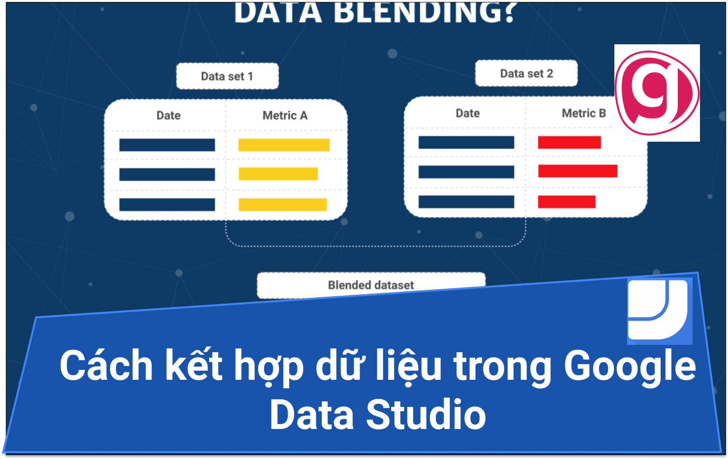 Cách kết hợp dữ liệu (data blending) trong Google Data Studio