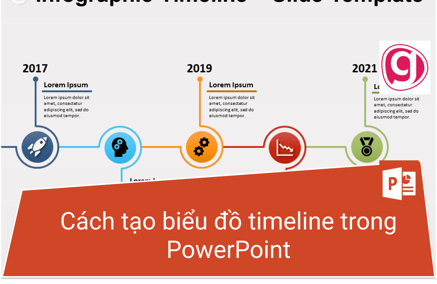 Biểu đồ timeline là một trong những cách tốt nhất để biểu diễn câu chuyện của bạn trong PowerPoint. Với các hình ảnh liên quan đến từ khóa \