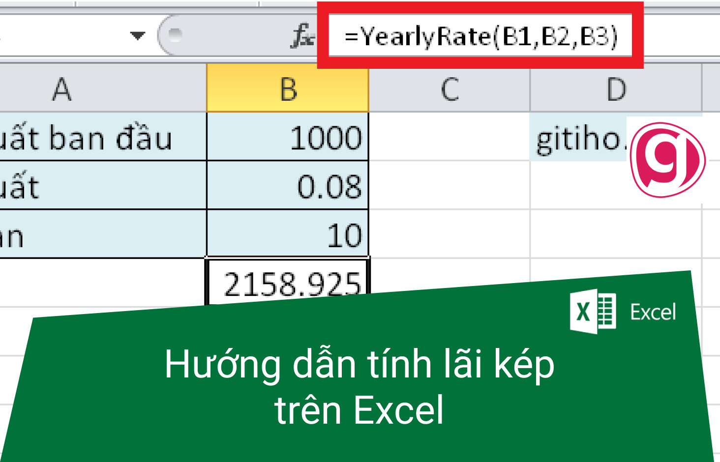 Công thức tính lãi kép Excel: Khám phá Bí Quyết Đầu Tư Thông Minh!