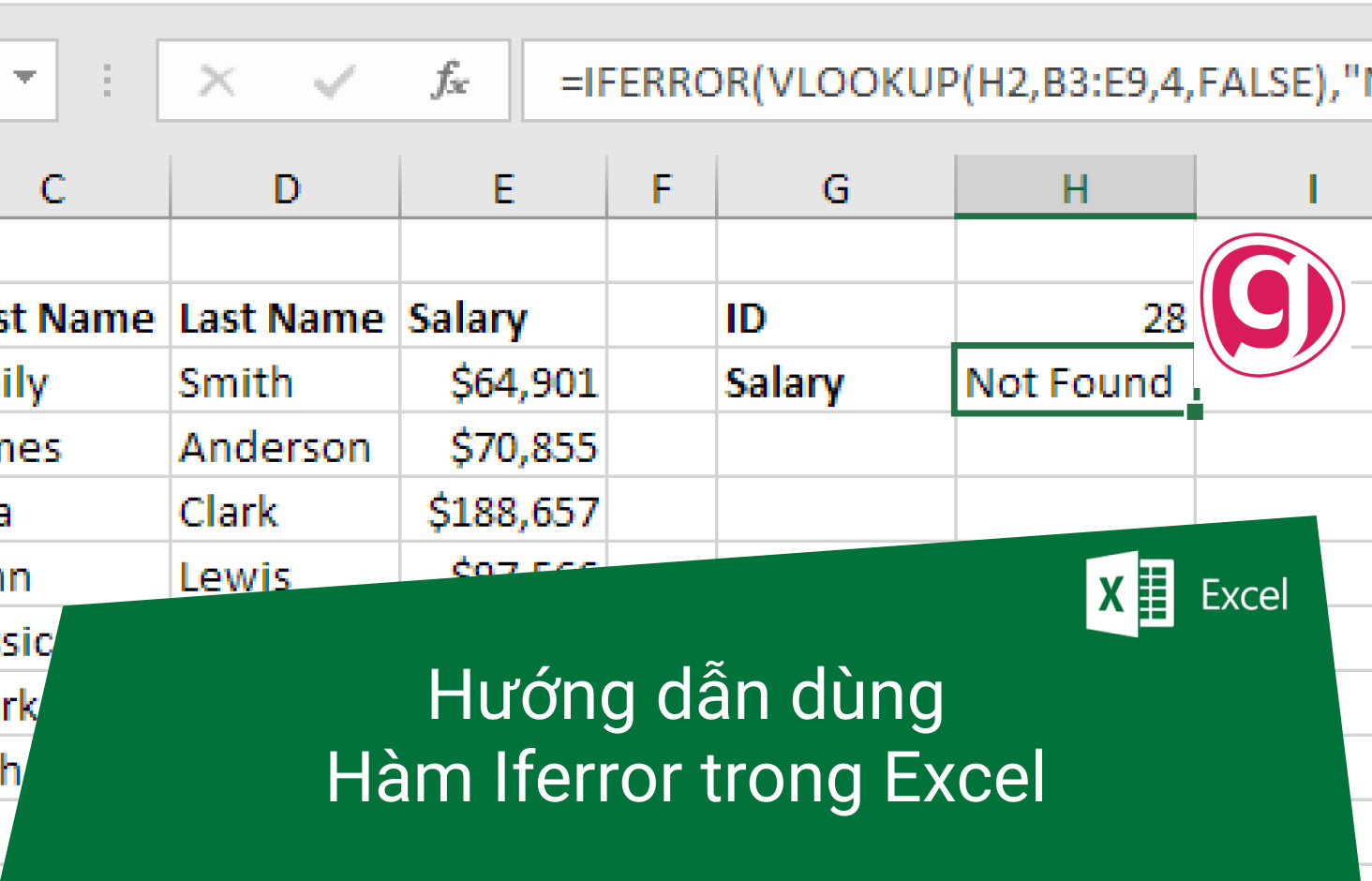 H ng d n d ng h m iferror tr n excel