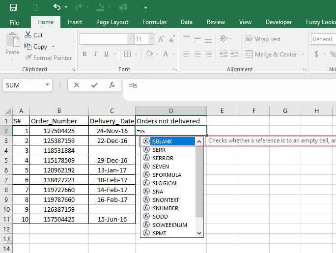 Hướng dẫn cách sử dụng hàm ISBLANK trong Excel qua các ví dụ Hướng dẫn cách sử dụng hàm ISBLANK trong Excel qua các ví dụ