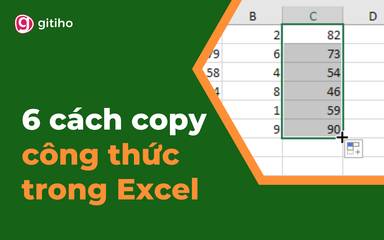6 thủ thuật copy công thức trong Excel cơ bản nhất dành cho người mới