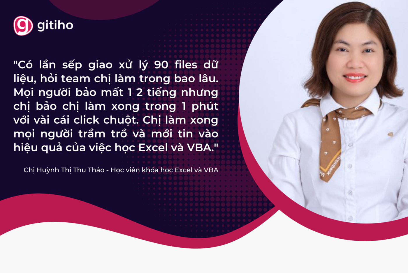 Học trên Gitiho giúp chị tiết kiệm rất nhiều tiền