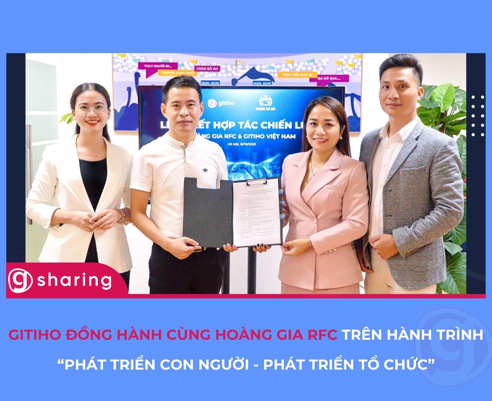 Gitiho đồng hành cùng Hoàng Gia RFC trên hành trình 