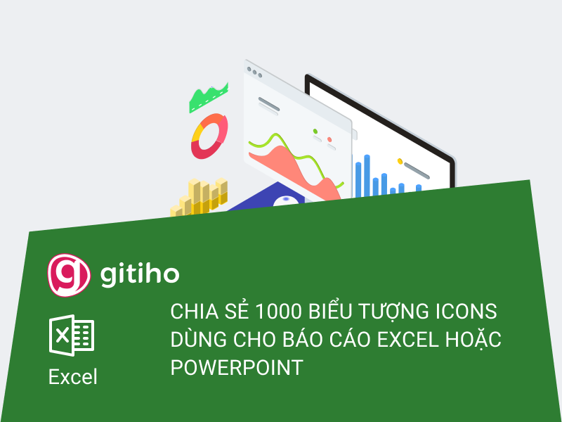 1000 biểu tượng icons dùng cho báo cáo Excel hoặc PowerPoint