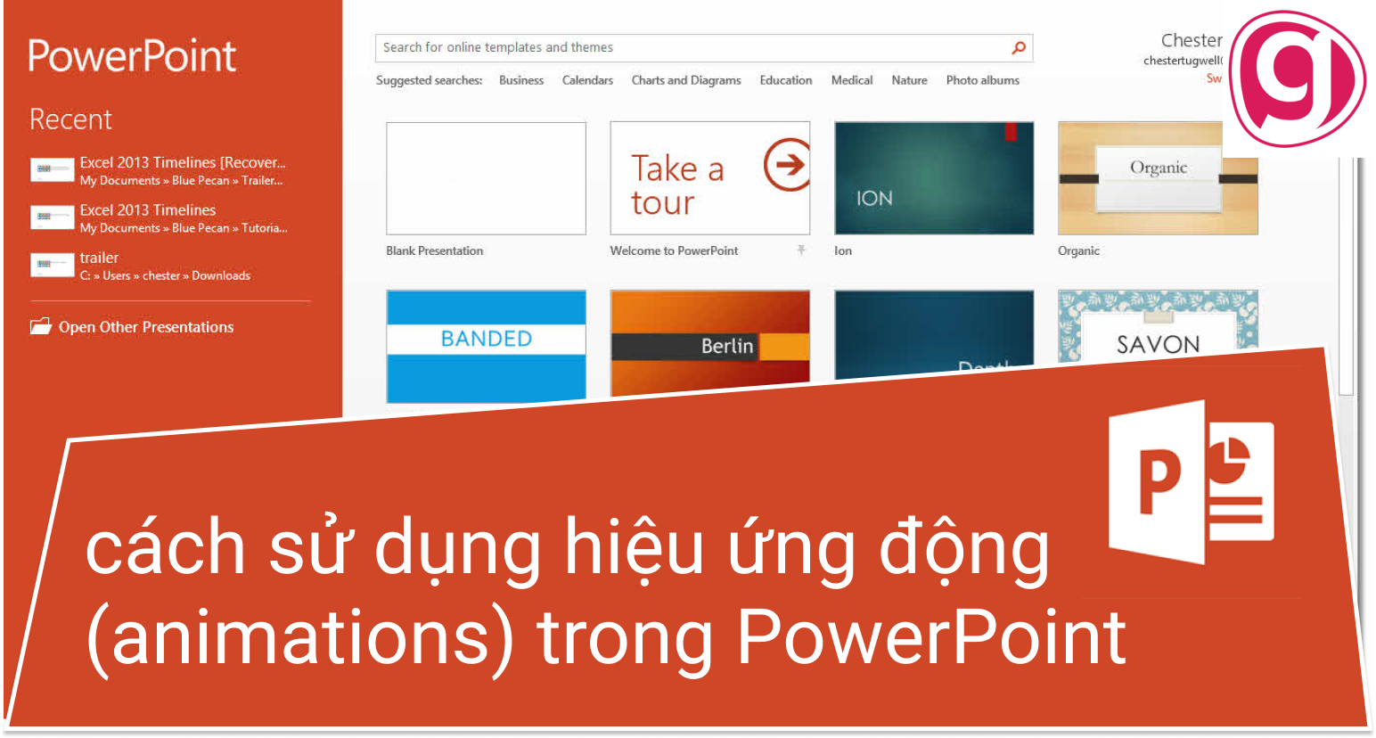 animation trong powerpoint