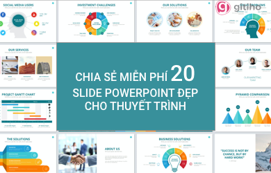 TẢI MIỄN PHÍ 20 SLIDE POWERPOINT ĐẸP CHO THUYẾT TRÌNH NĂM 2020